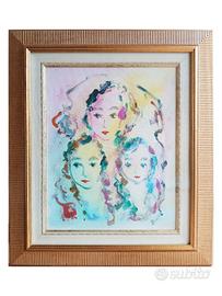 Ernesto Treccani - olio opera unica