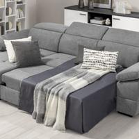 Divano Letto Angolare con Penisola a Sinistra