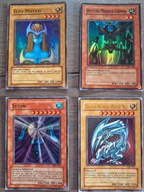 lotto 4 carte Yu-gi-oh 