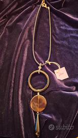 Collana girocollo con ciondolo etnico 