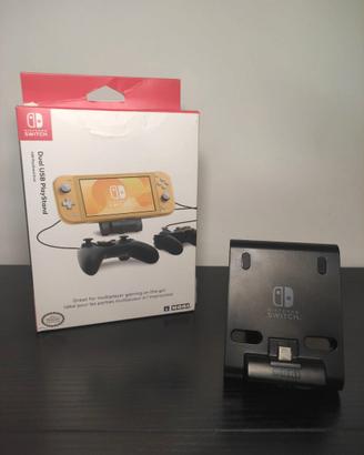PlayStand Dual USB HORI per Nintendo Switch 1