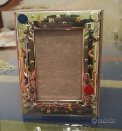 Cornice da bimba  in argento e smalto 🎈⭐️