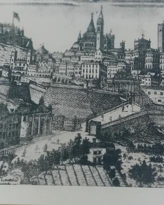 3 stampe antiche di Bergamo rarissime 