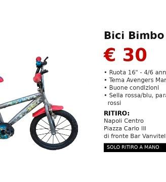 Bici bimbo avangers 16