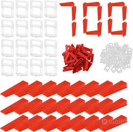 Kit 700pz. posa piastrelle distanziatori 1.5+cunei
