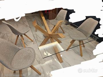 tavolo in vetro 200x100