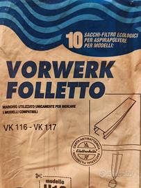 vorwek folletto sacchi ricambio