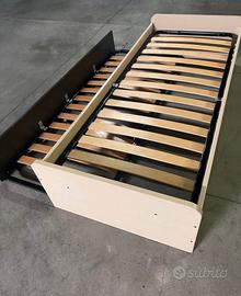 Letto singolo con estraibile