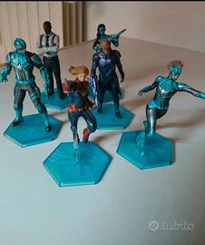 6 mini figure Captain Marvel🦹♂️