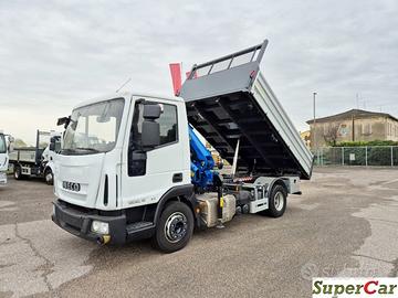 IVECO EUROCARGO 120EL19 ribaltabile, gru e Radioco