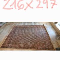 Tappeto 216x300 beige e bordeaux