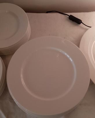 Magnifico set di 24 piatti + vassoio in porcellana