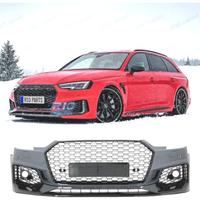 PARAURTI ANTERIORE AUDI A4 B9 15-19 LOOK RS4 PDC N