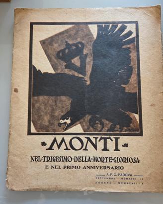 Raro Opuscolo Fascista AFC Padova Monti