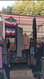 Auto negozio e tenda