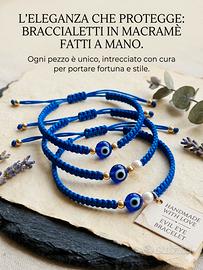 L'ELEGANZA CHE PROTEGGE: BRACCIALETTI IN MACRAMÈ C