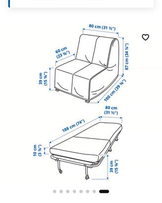 Poltrona letto IKEA