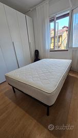 Letto 1 piazza e mezza + materasso Friuliflex