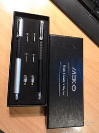 Pennino capacitivo 2 in 1 per tablet - set di 2pz