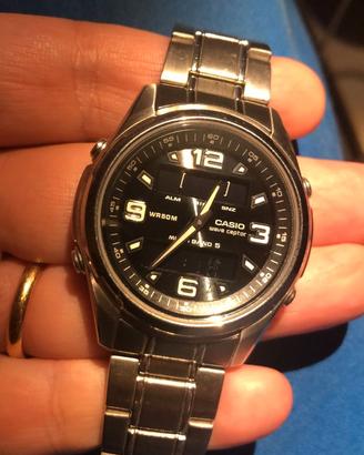 OROLOGIO casio wave ceptor con radiocontrollo