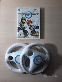 Mario kart wii con 2 volanti originali 