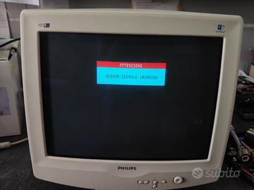 Monitor CRT Philips 107S 17 pollici Retrogaming