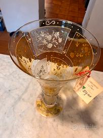Vaso vintage in vetro soffiato Gipar