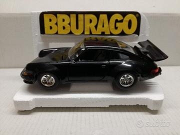 MODELLO AUTO PORSCHE 911 S BLACK BURAGO VINTAGE