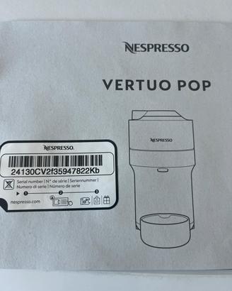 Macchina per caffè NESPRESSO VERTUO POP VERDE