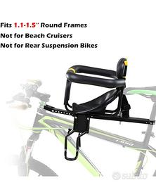 Seggiolino bici adattabile a tutte le bici