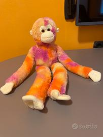 Peluche scimmia multicolore