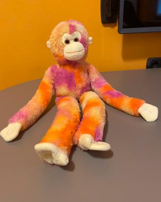 Peluche scimmia multicolore
