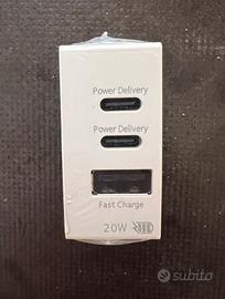 Presa Bticino LivingLight Usb CCA (4 pz. Disp)