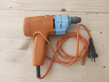 trapano Black e Decker arancione vintage 60/70