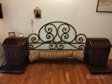 testata letto con comò 