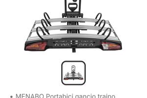 Portabici da gancio traino