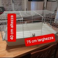 Gabbia larghezza 75cm , altezza 40cm