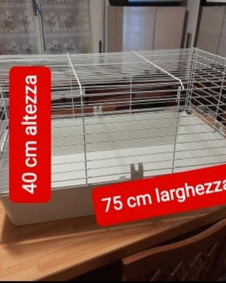 Gabbia larghezza 75cm , altezza 40cm