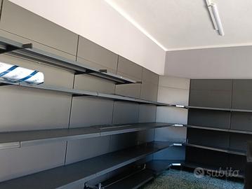 Scaffalatura negozio antracite 