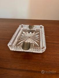 Posacenere in vetro cristallo anni 60
