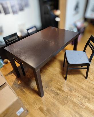 Tavolo pranzo wengè