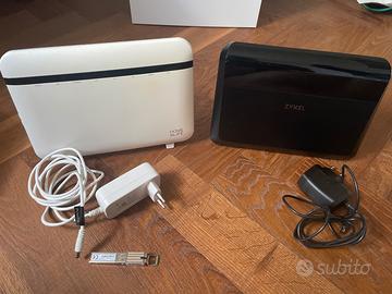 2 Modem router Zyxel Wind FFTH FFTC