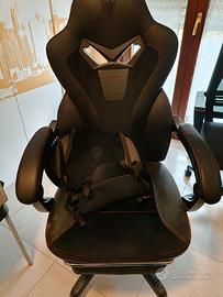 Sedia Gaming Dowinx Classic Pelle Nera MB30