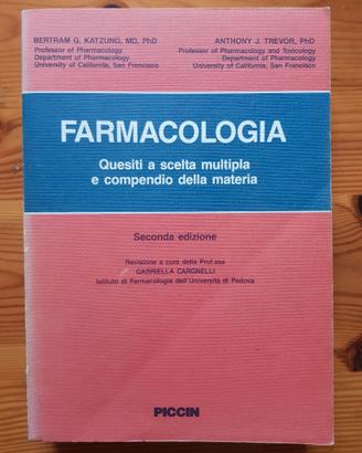 Farmacologia Quesiti a scelta multipla e compendio