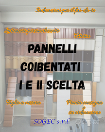 Pannelli coibentati seconda scelta