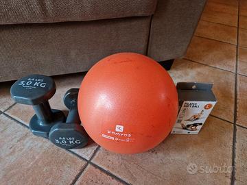 Set attrezzi per palestra in casa