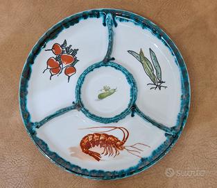 CENTROTAVOLA PER ANTIPASTI CERAMICA IMOLA diam. 24