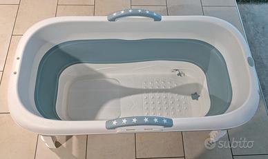 Vasca da bagno pieghevole per bambini e adulti