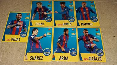 Carte calciatori Barcellona