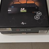 Decoder Satellitare AXSAS E4HD 4K Ultra HD